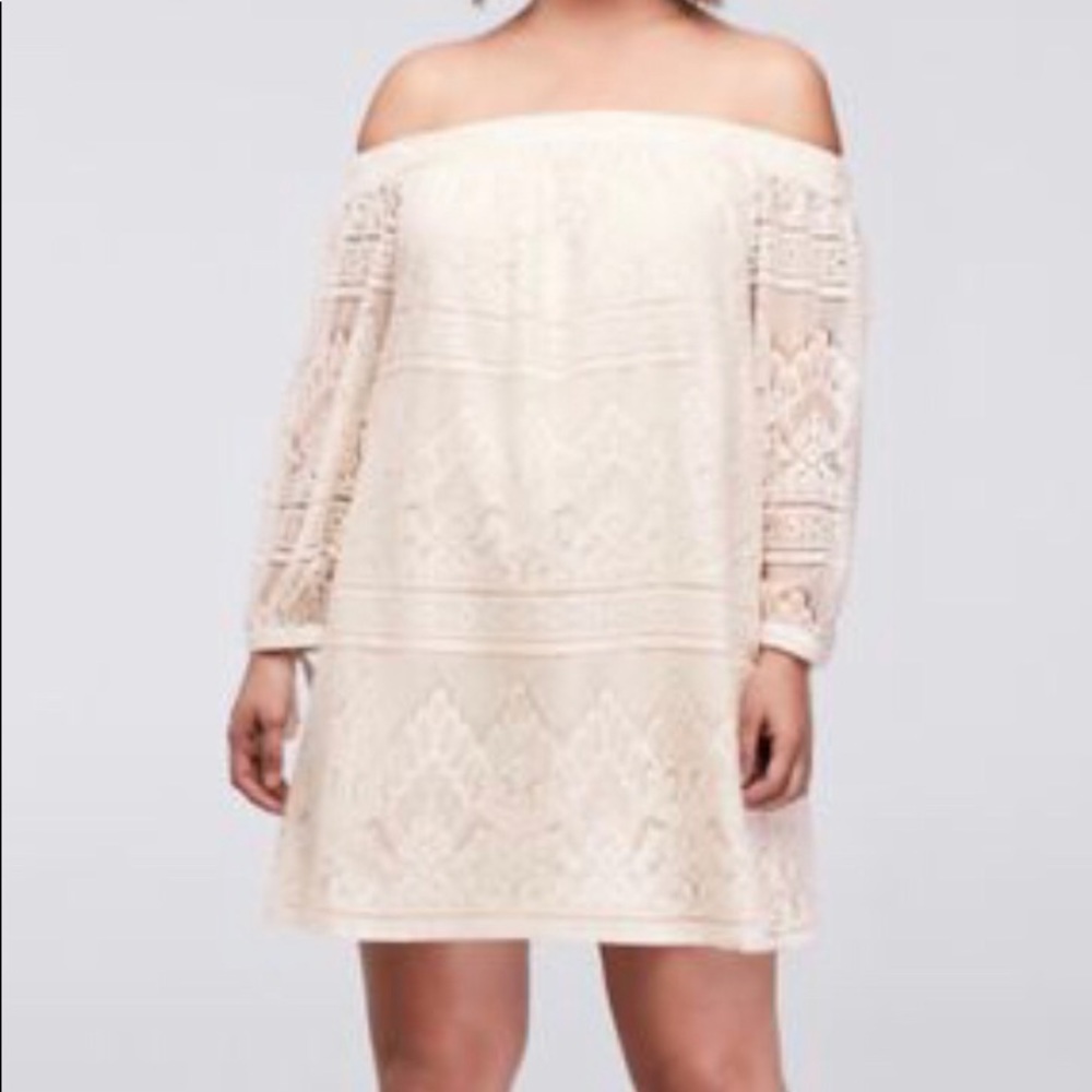 Dress from David’s Bridal - boho style